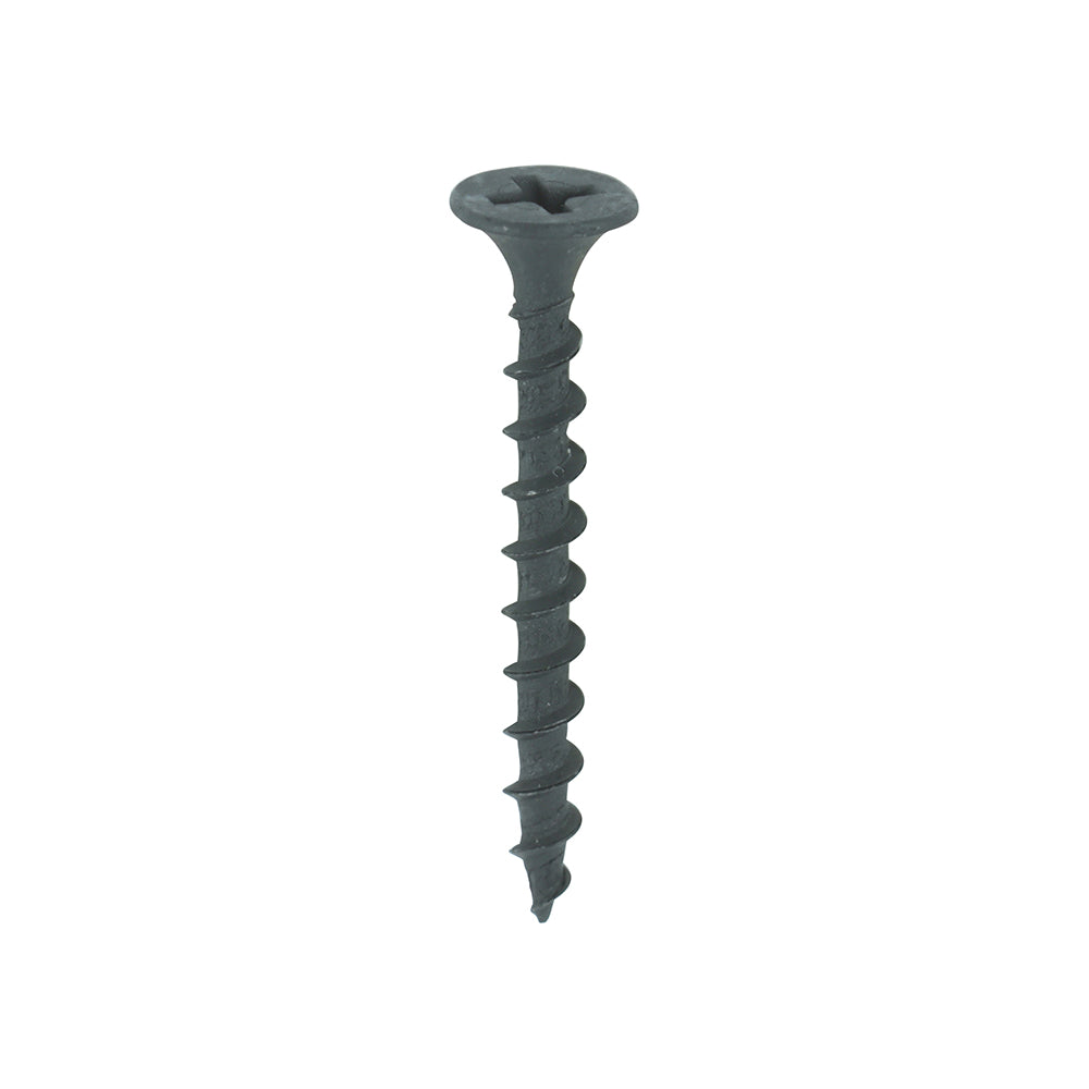 Drywall Timber Stud Plasterboard Screws - PH - Bugle - Coarse Thread - Black 3.5 x 38mm (1000 QTY) - Dynamite Hardware