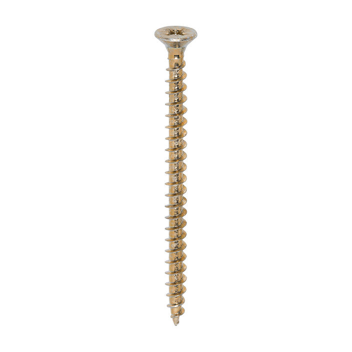 Solo Chipboard & Woodscrews - PZ - Double Countersunk - Yellow 5.0 x 70mm (200 QTY) - Dynamite Hardware