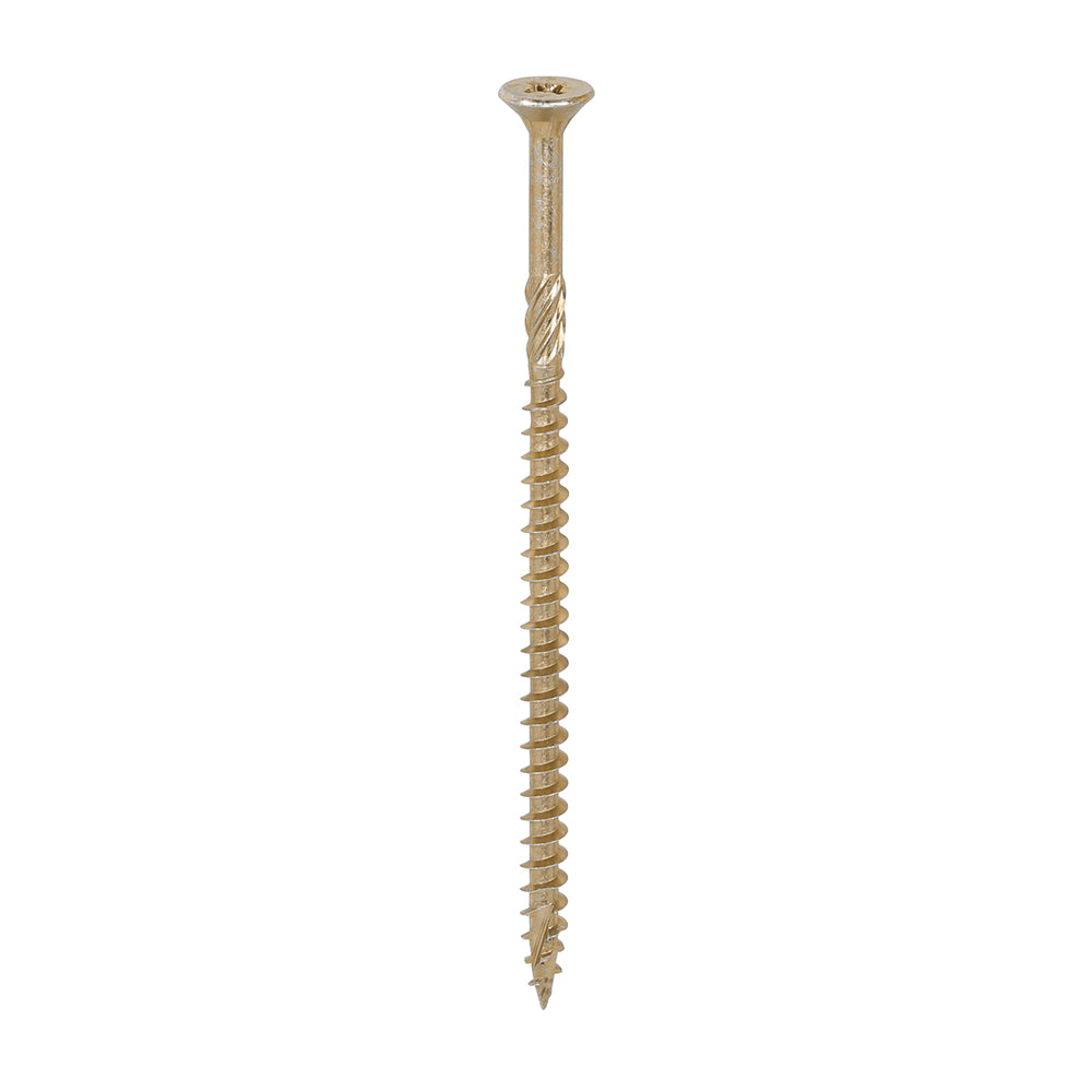 C2 Strong-Fix Multi-Purpose Premium Screws - PZ - Double Countersunk - Yellow 5.0 x 100mm (100 QTY) - Dynamite Hardware