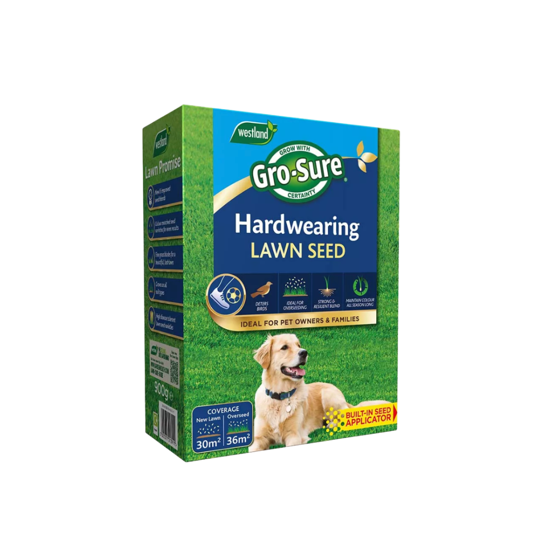 Gro-Sure Hard Wearing Lawn Seed Box 30M2