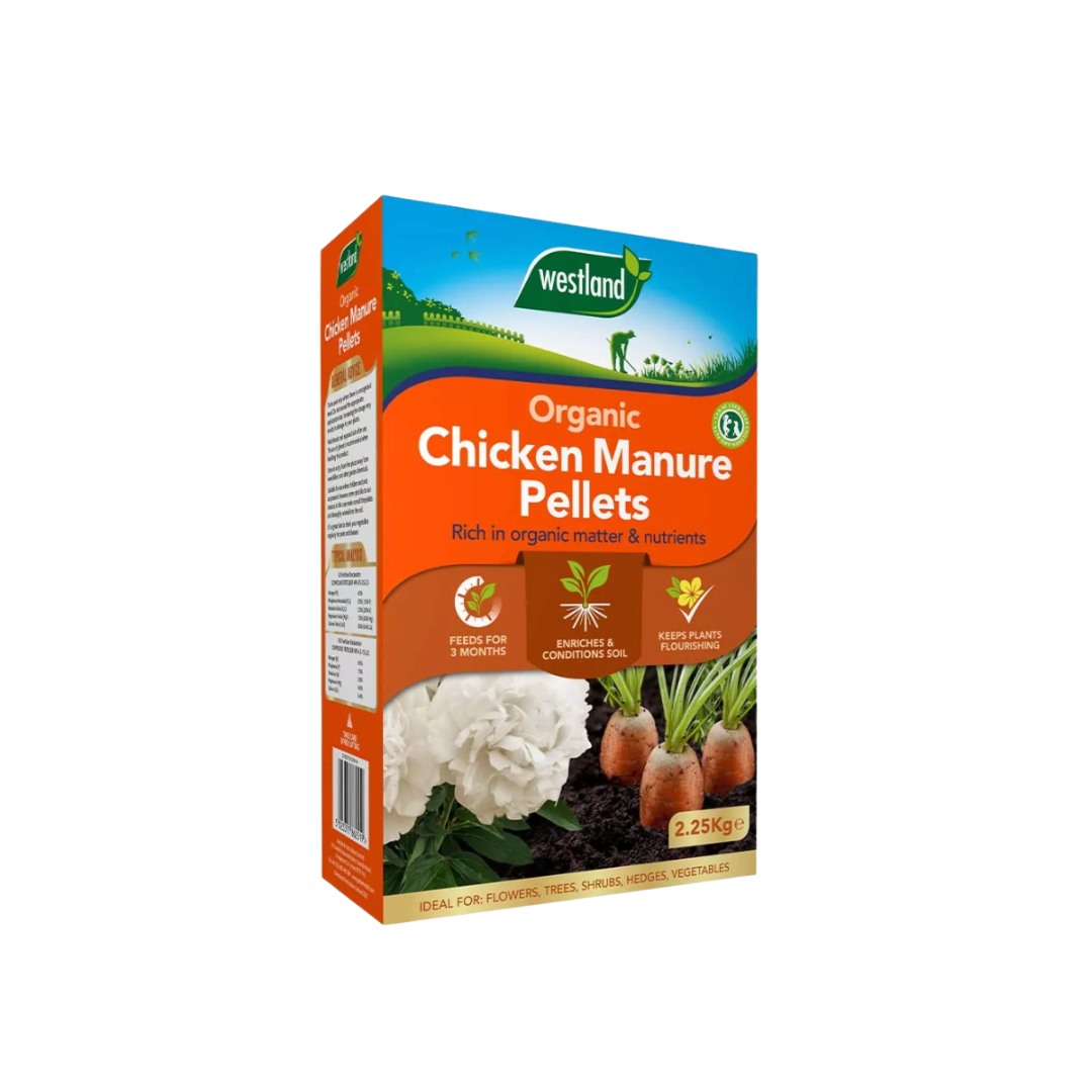 Organic Chicken Manure Pellets 2.25kg BUY 2 FOR €14.00