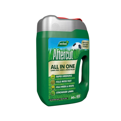 Aftercut All In One Lawn Feed, Weed & Moss Killer - Dynamite Hardware