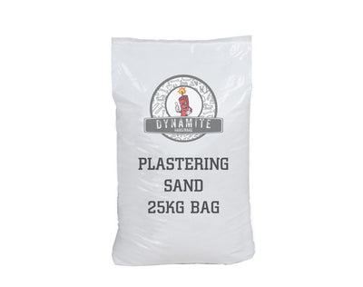 PLASTERING SAND 25KG BAG - Dynamite Hardware