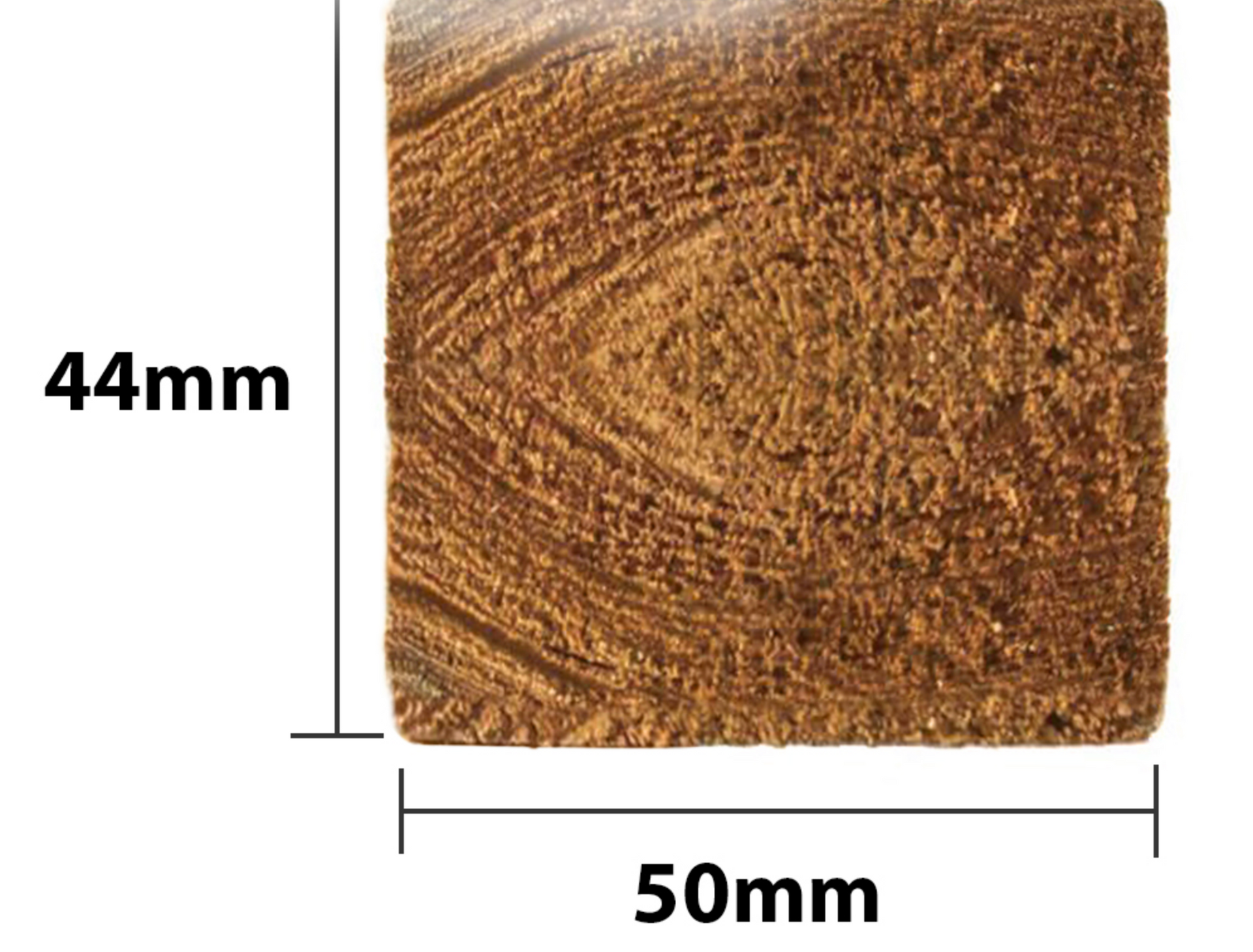 2 X 2 ROUGH TIMBER 16FT (4.8M X 50MM X 44MM)