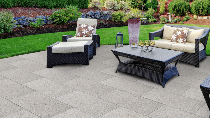 GRANITE EFFECT PAVING 600 X 400 X 50 SILVER GREY (DUBLIN DELIVERY ONLY) - Dynamite Hardware