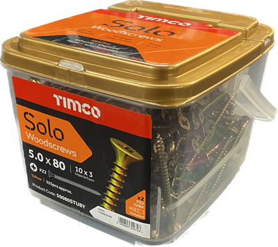 SOLO WOODSCREW TUBS BUY ANY 3 TUBS FOR €48.00