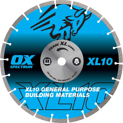 OX TRADE XL-10 SEGMENTED DIAMOND BLADE - GENERAL PURPOSE - Dynamite Hardware